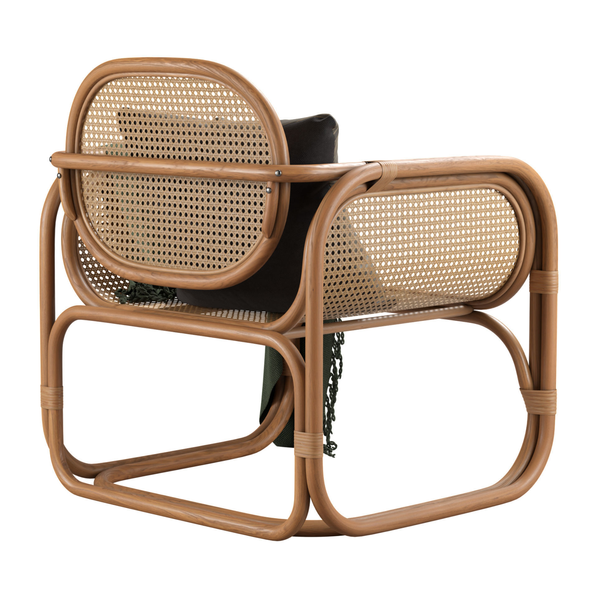 Marte Lounge Chair 3D model_4