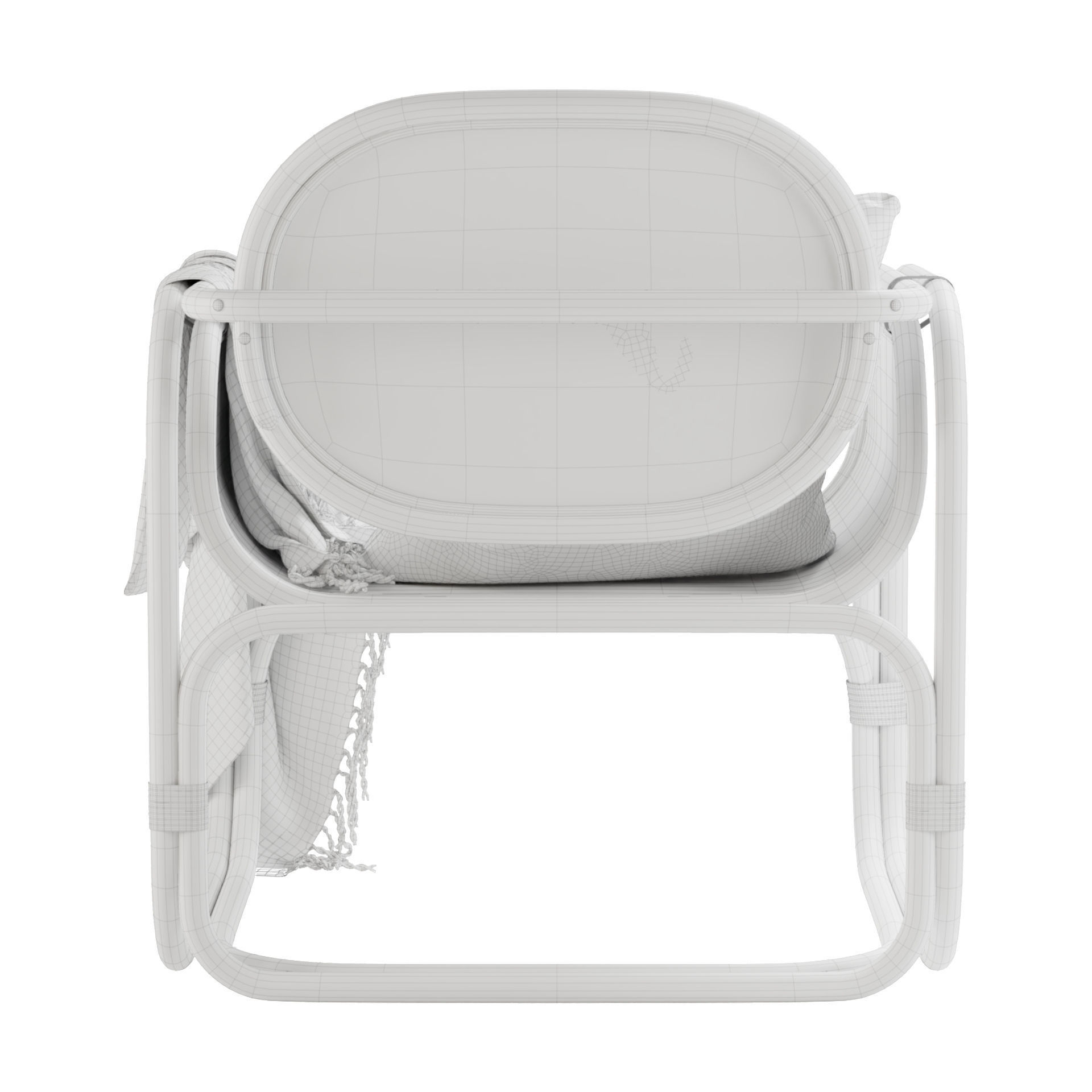 Marte Lounge Chair 3D model_13