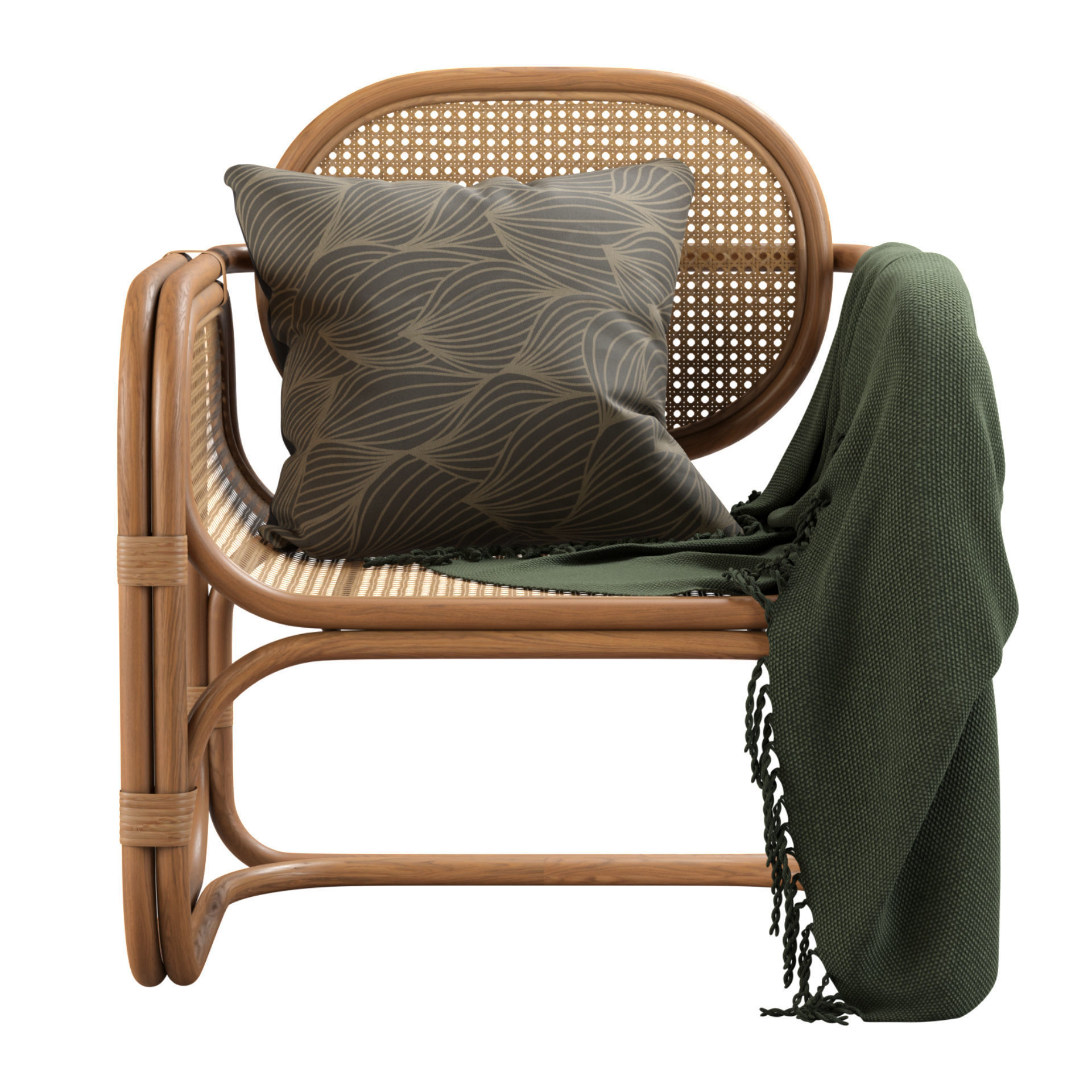 Marte Lounge Chair 3D model_9