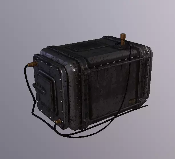 Boiling Machine Low-poly 3D model_0