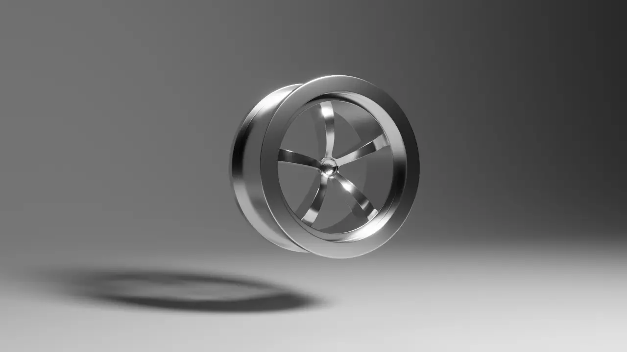Enri Car wheel rim Free low-poly 3D model