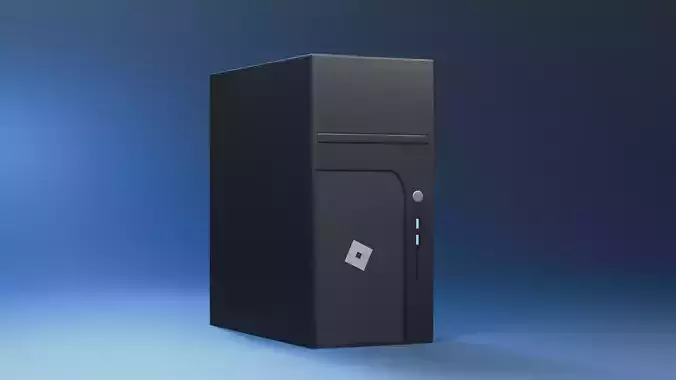Low Poly PC Free low-poly 3D model