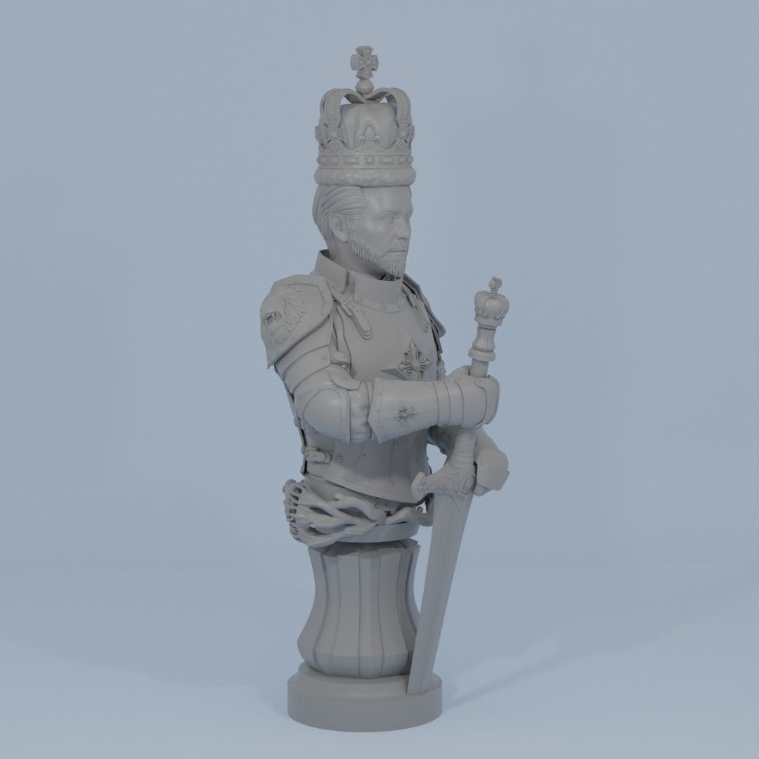Chess King 3D print model_3