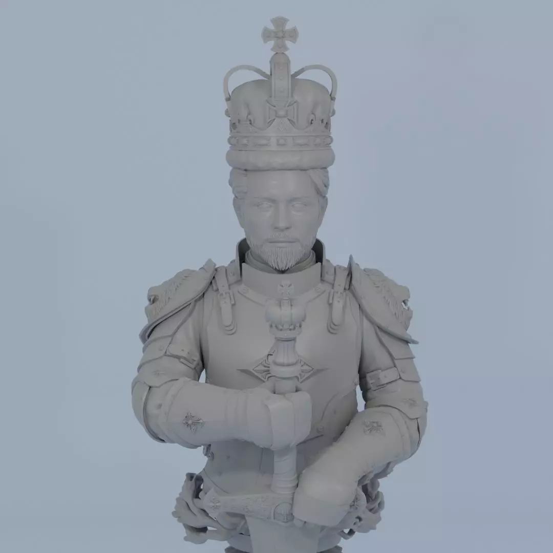 Chess King 3D print model_0