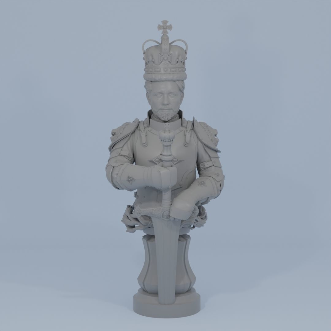 Chess King 3D print model_1