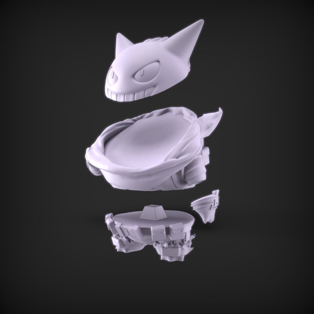 GENGAR MIDORIYA 3D print model_6
