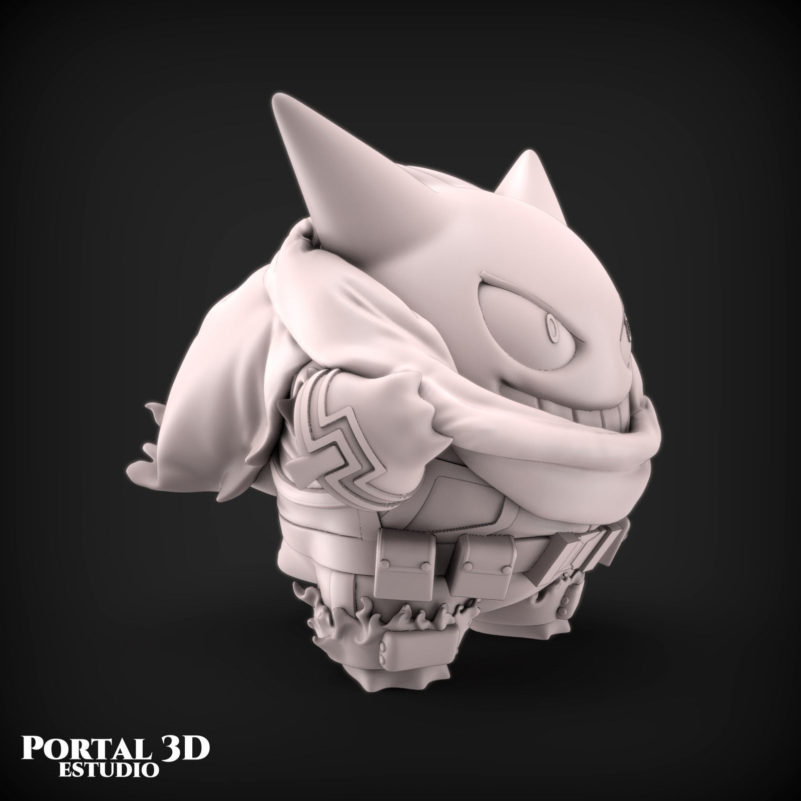 GENGAR MIDORIYA 3D print model_4