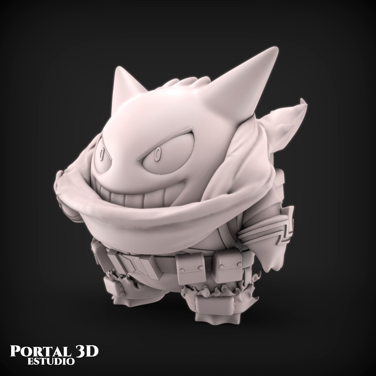 GENGAR MIDORIYA 3D print model_5
