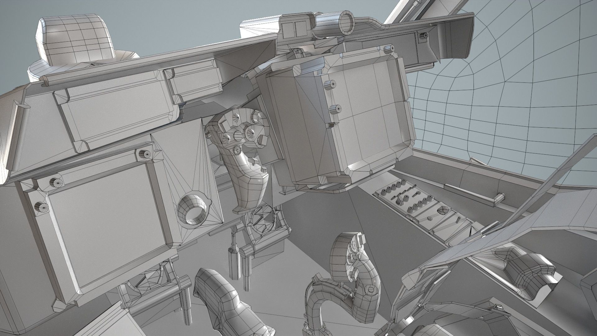 Apache AH-64D US Army Static Low-poly 3D model_23