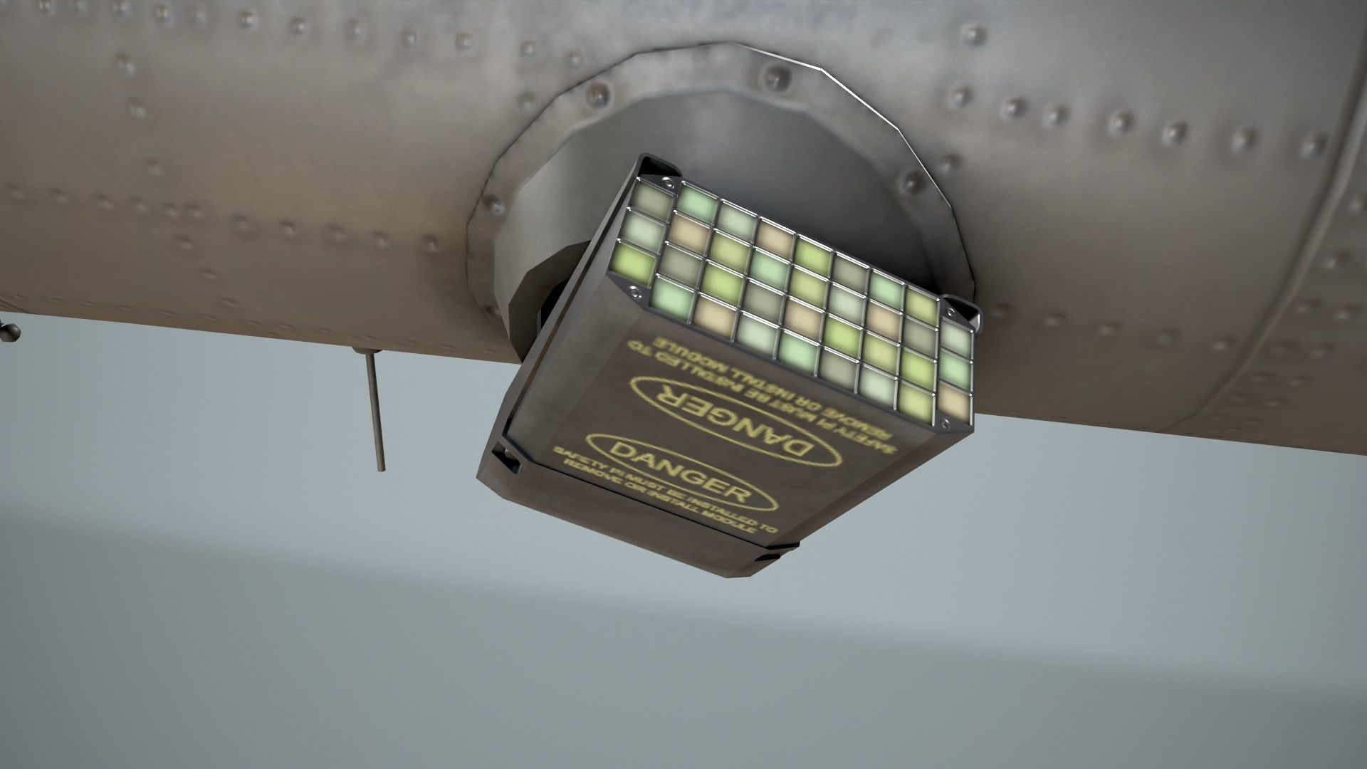 Apache AH-64D US Army Static Low-poly 3D model_10