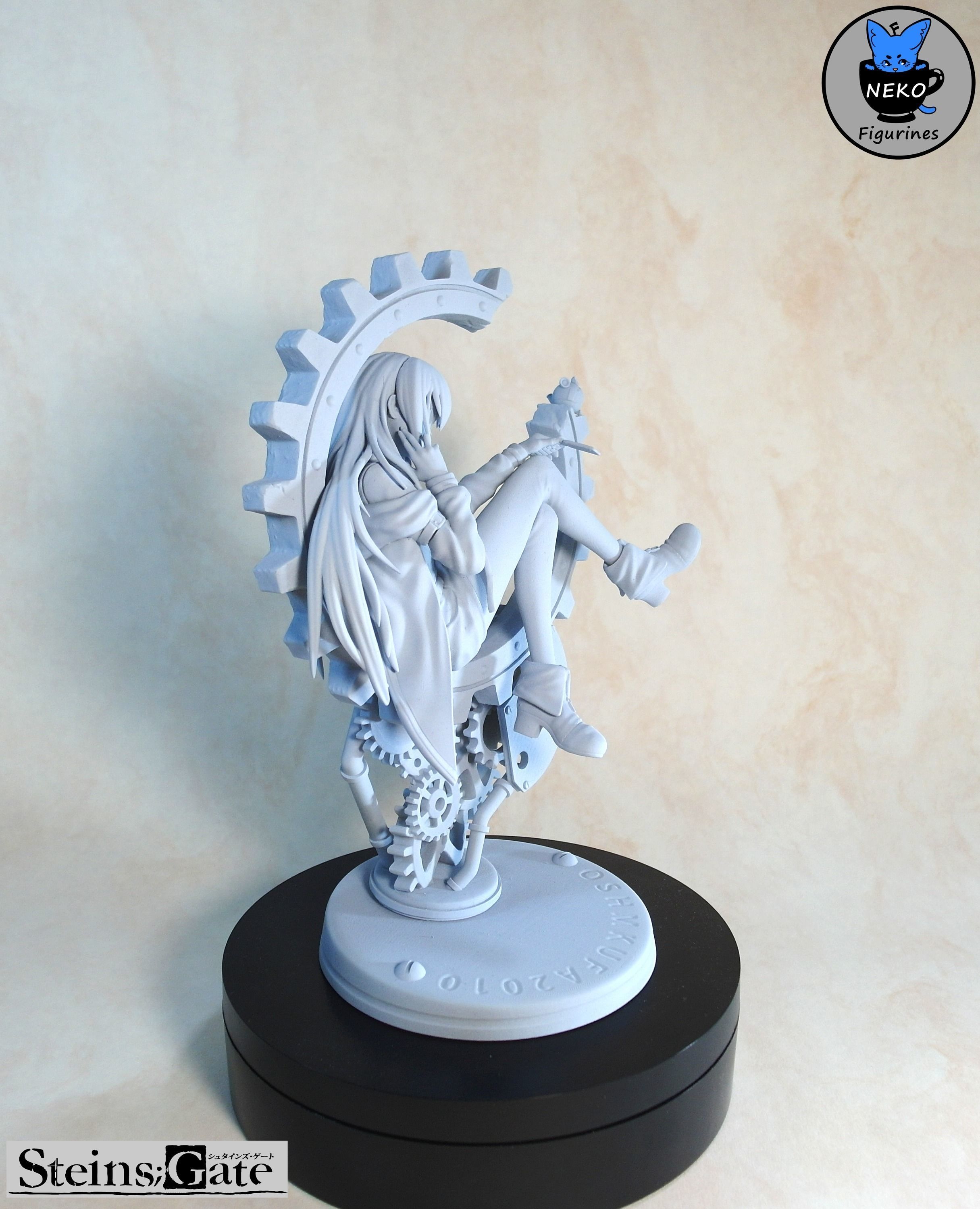 Kurisu Makise - Steins-Gate Anime Figurine STL 3D print model_16