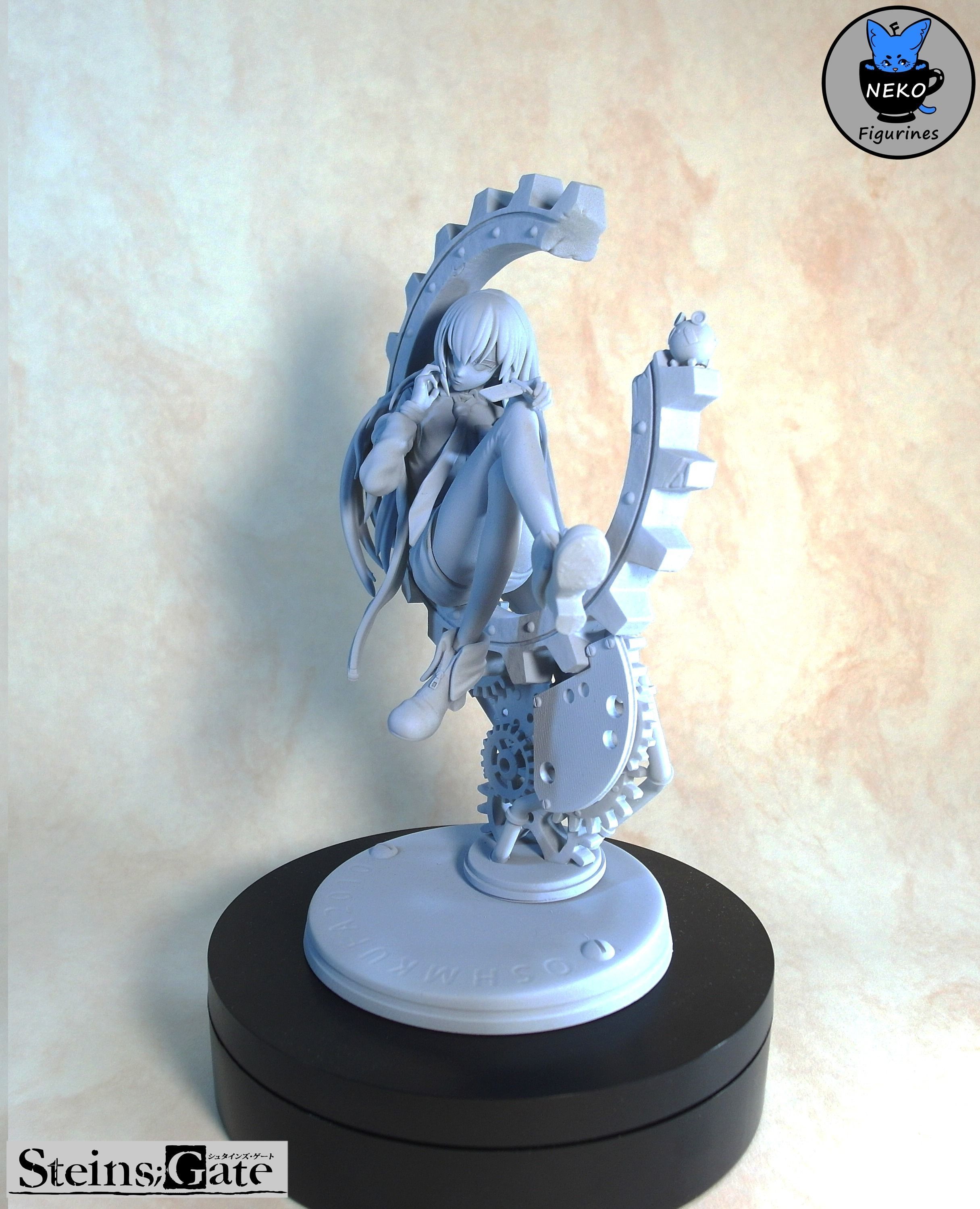 Kurisu Makise - Steins-Gate Anime Figurine STL 3D print model_21