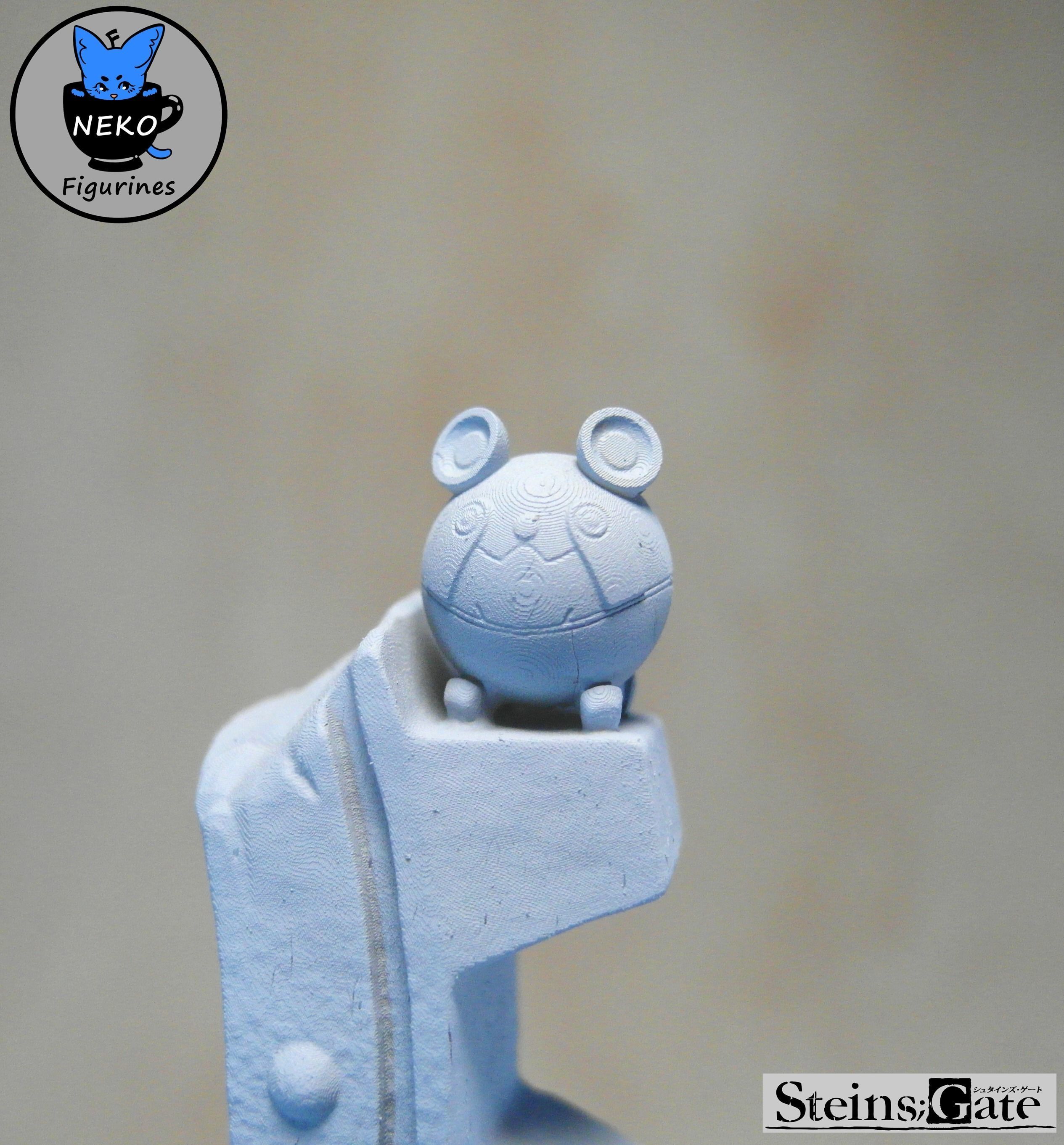 Kurisu Makise - Steins-Gate Anime Figurine STL 3D print model_18