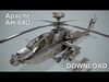 Apache AH-64D US Army Basic Animation Low-poly 3D model_1