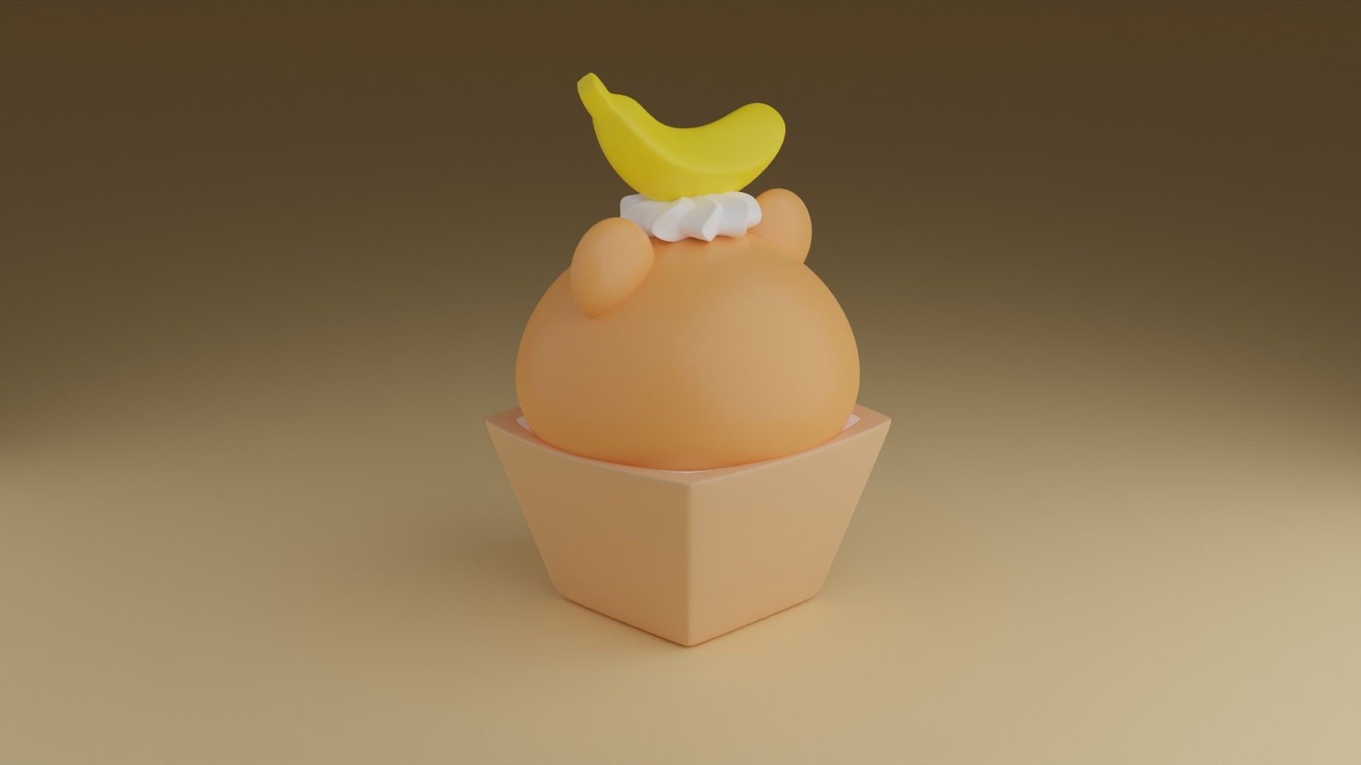 cute bear 3D print model_9