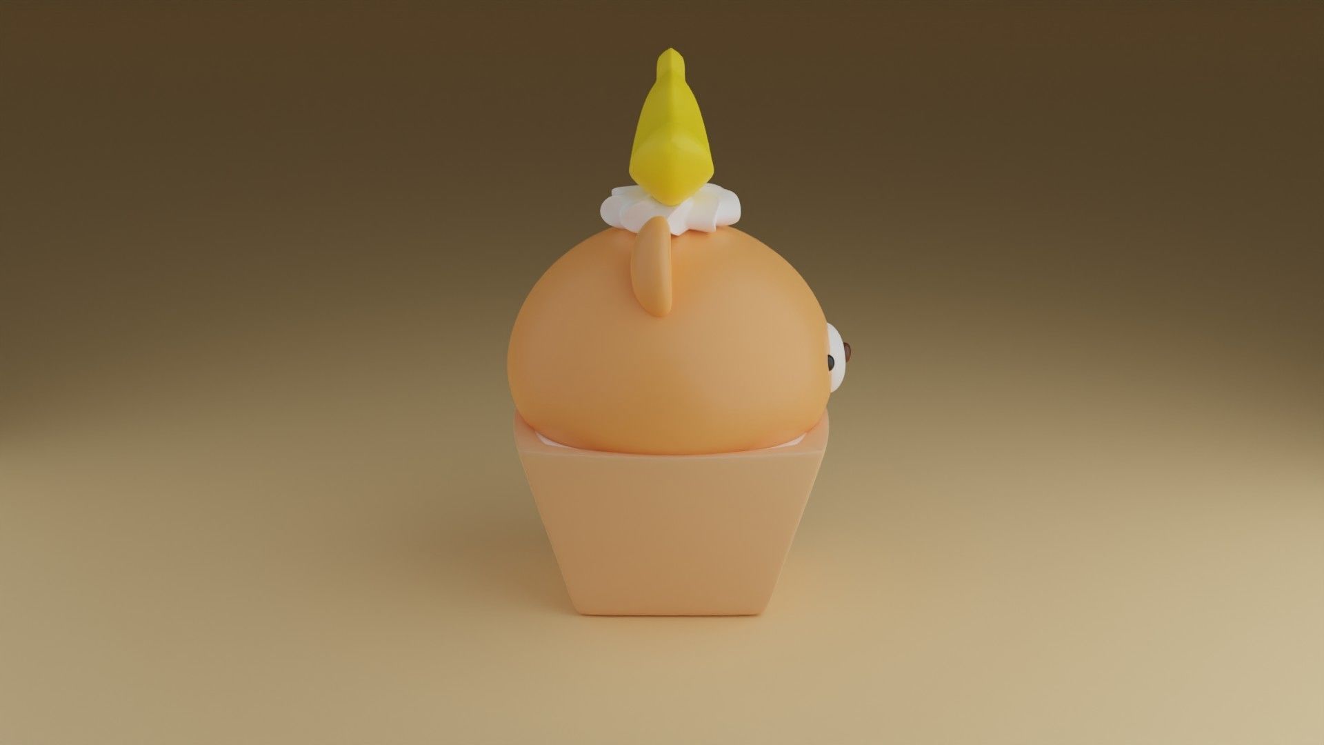 cute bear 3D print model_6