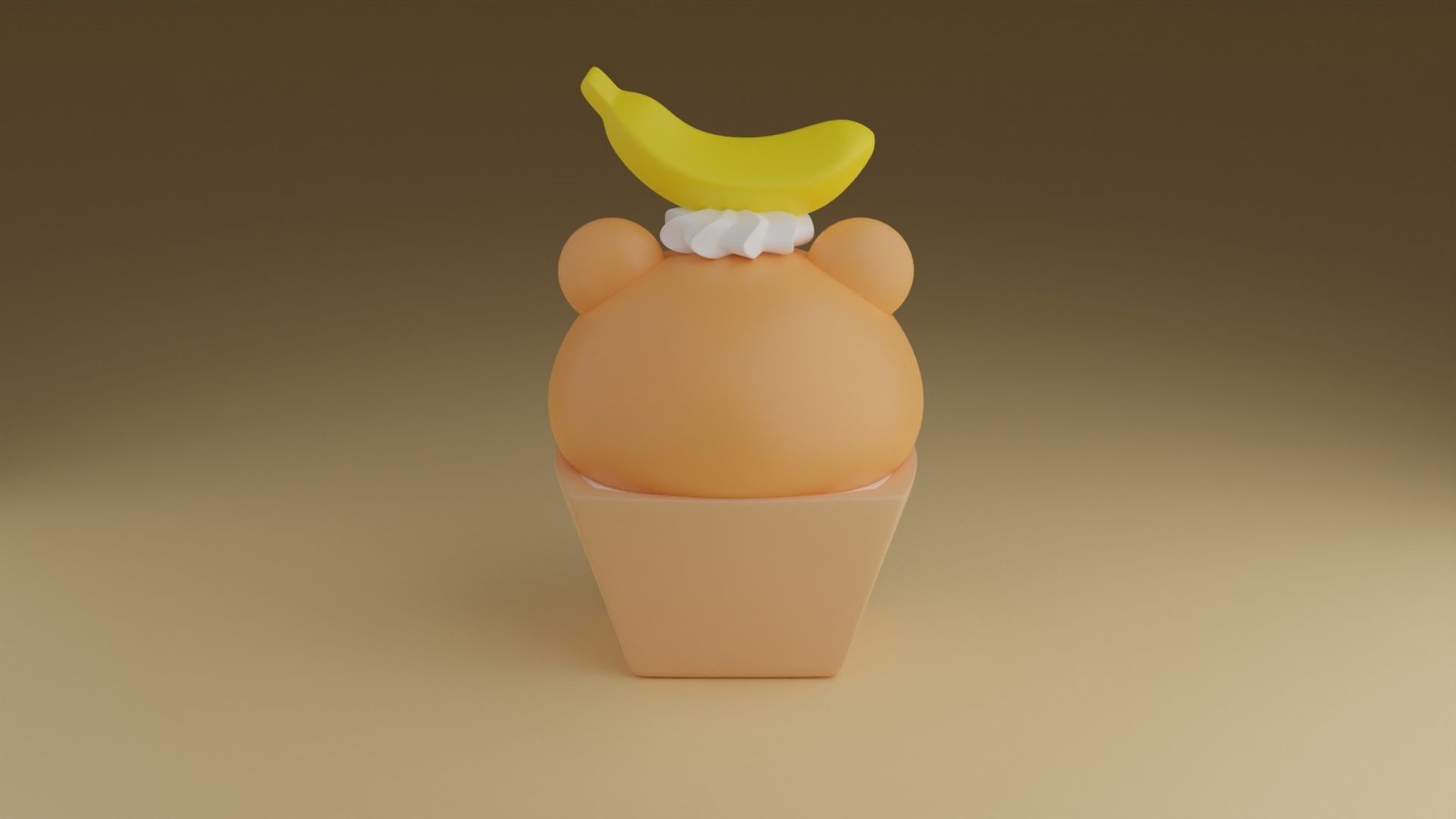 cute bear 3D print model_8