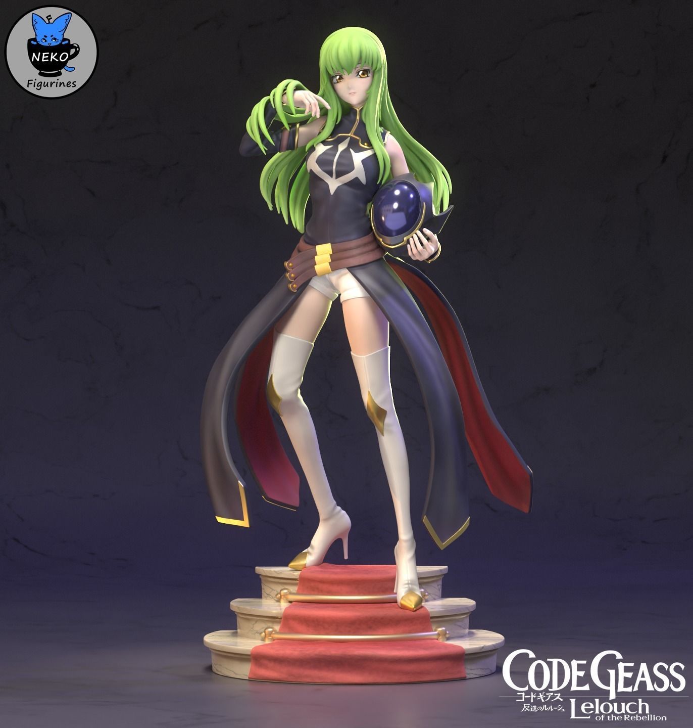 CC - Code-Geass Anime Figurine STL 3D print model_13