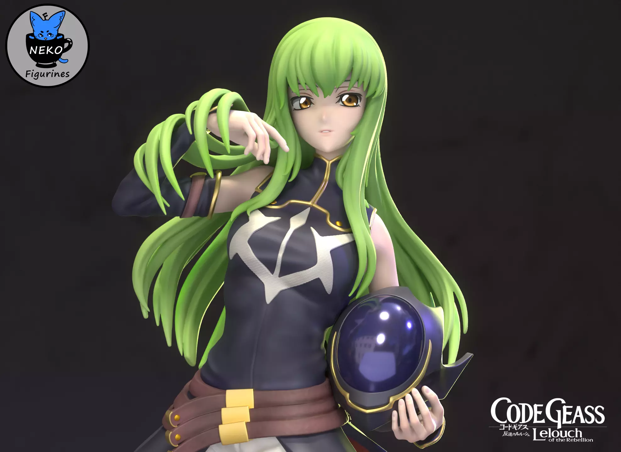 CC - Code-Geass Anime Figurine STL 3D print model_0