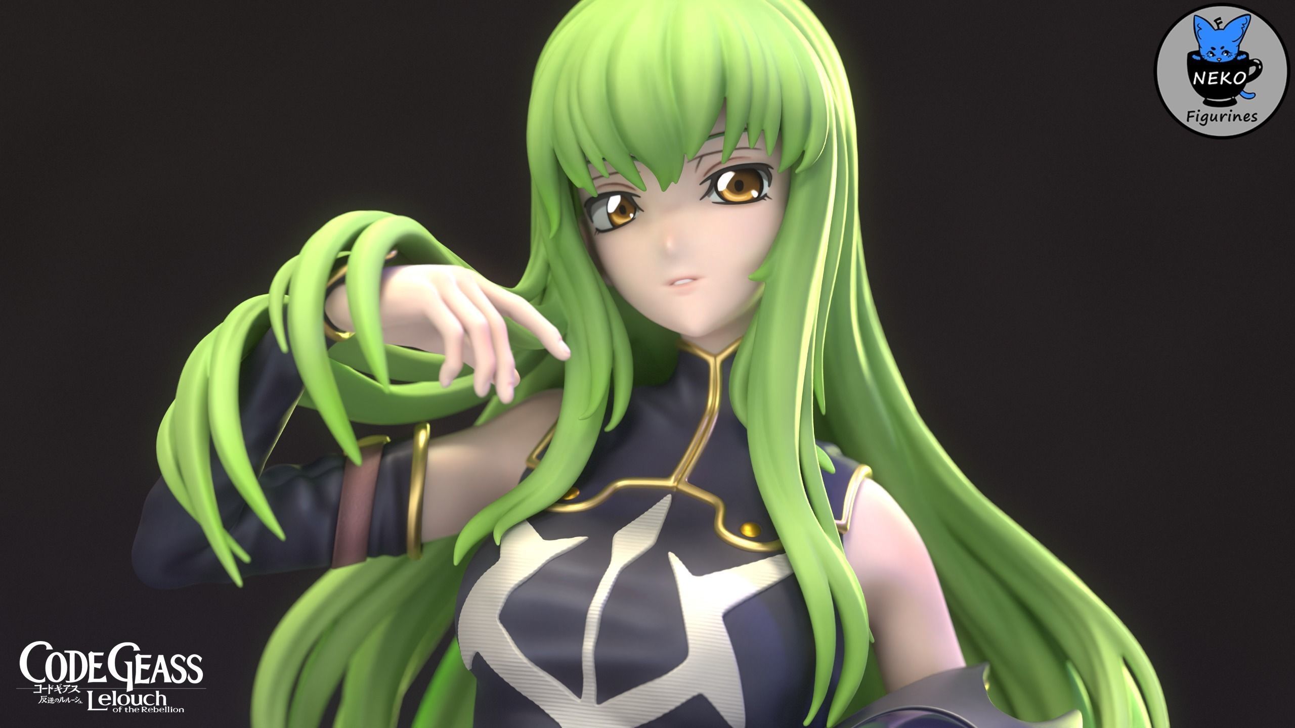 CC - Code-Geass Anime Figurine STL 3D print model_2