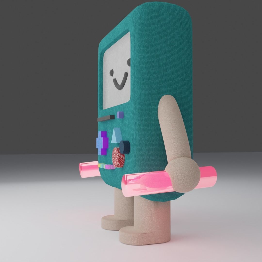 GAME PLAYER Free low-poly 3D model_2