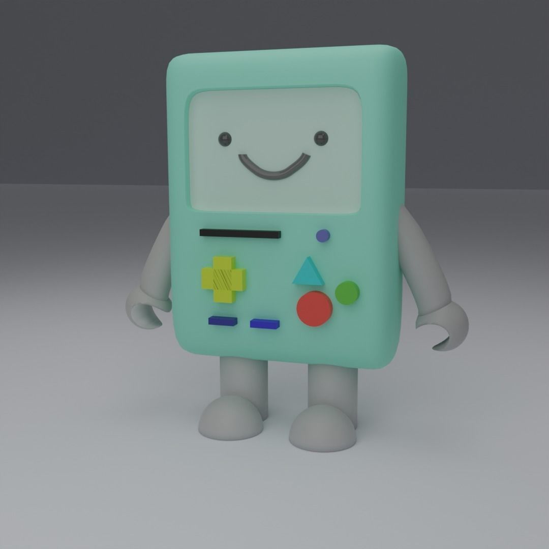 GAME PLAYER Free low-poly 3D model_3
