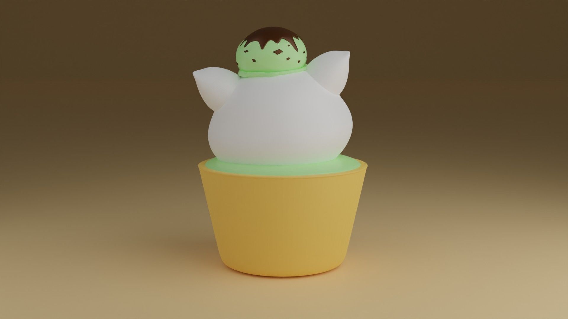 ice kitty 3D print model_8