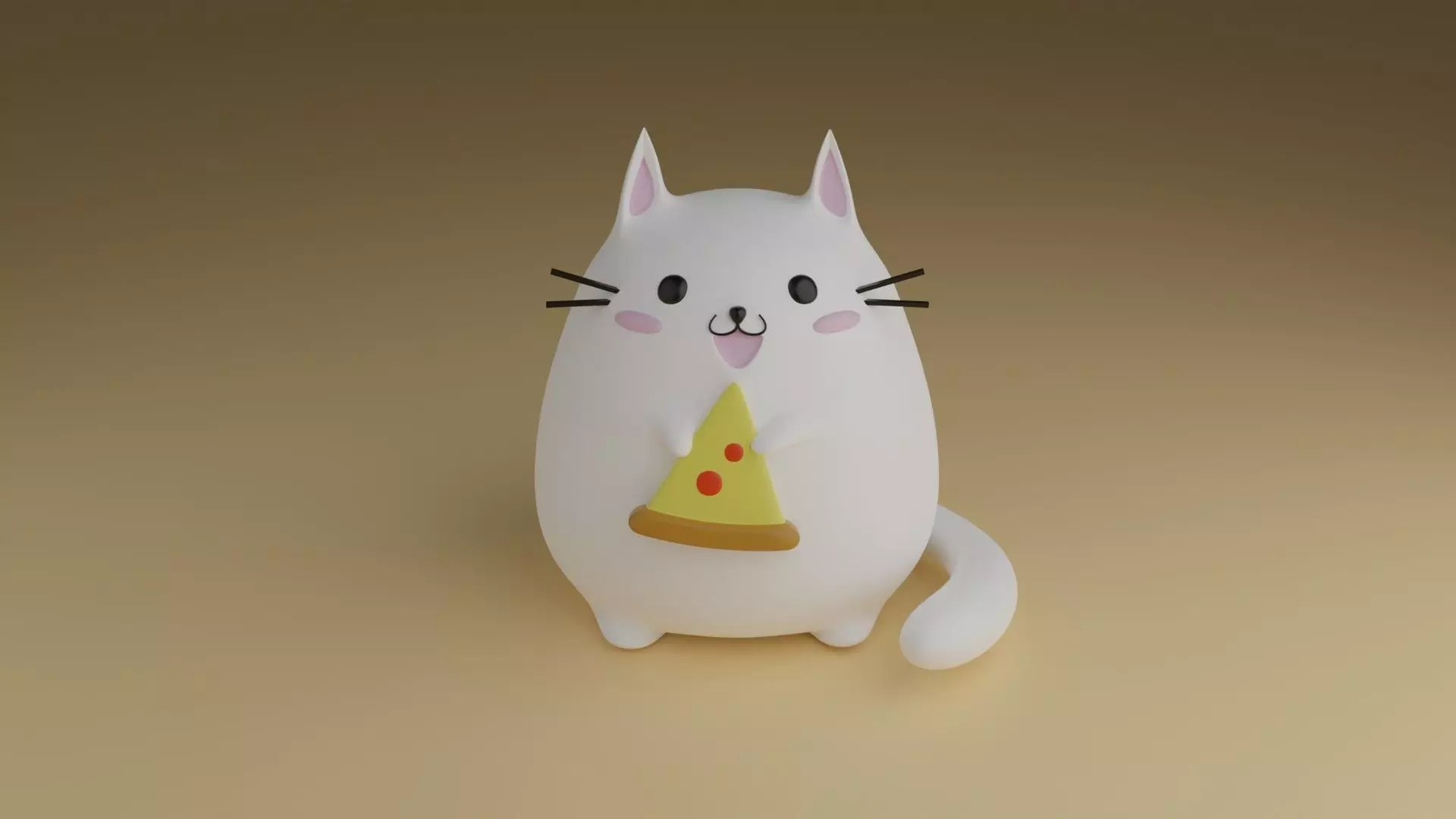 kitty 3D print model