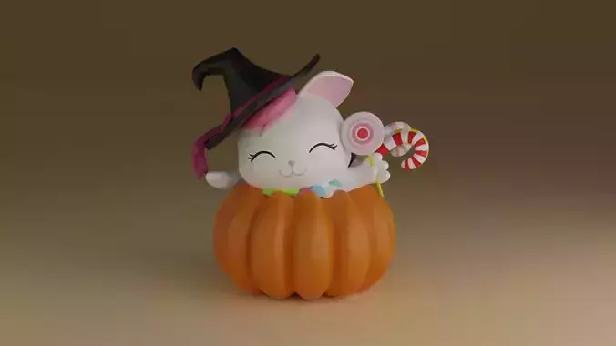 pumpkin cat