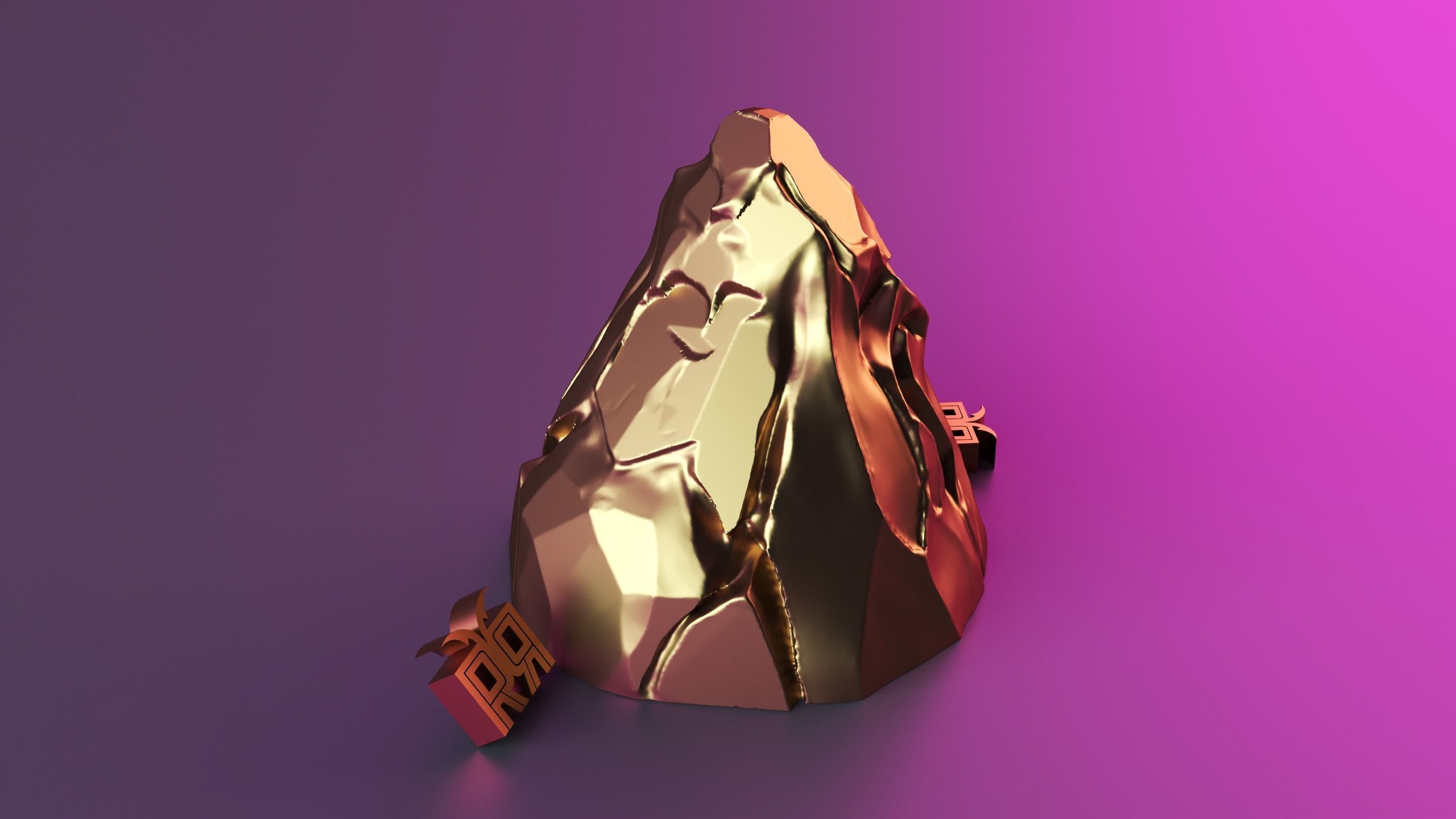 Mountain model 3D print model_6