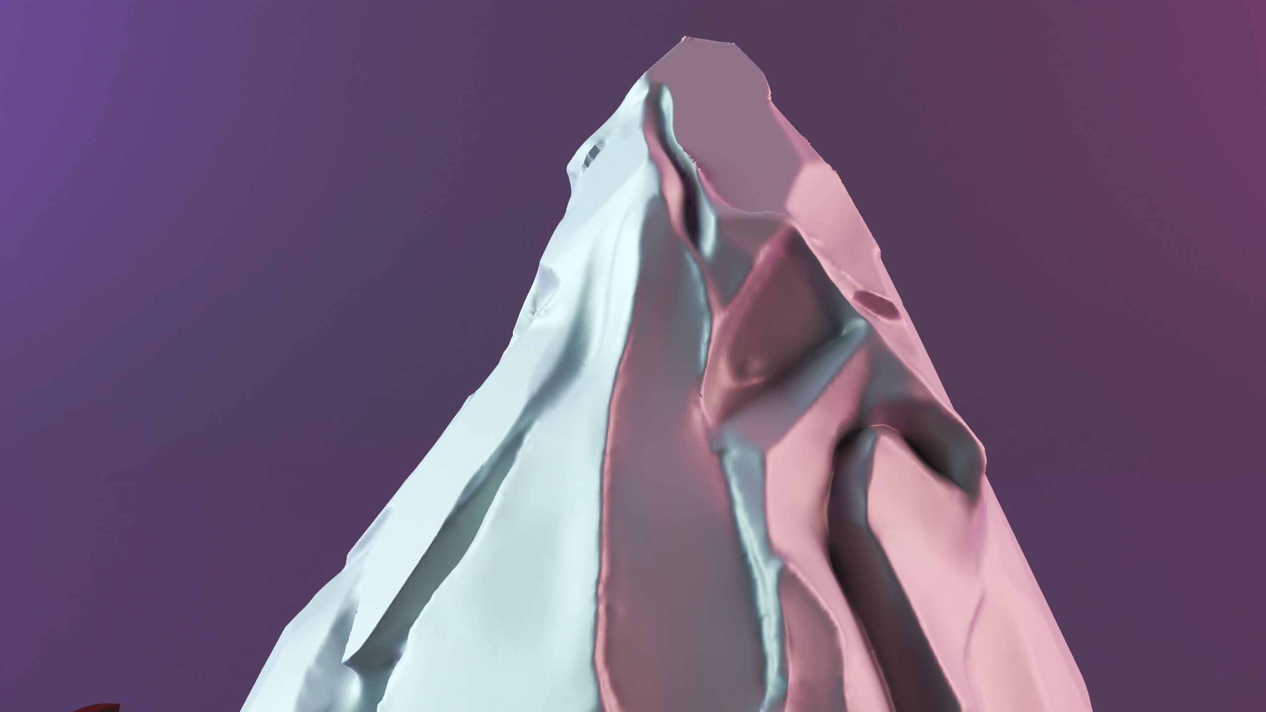 Mountain model 3D print model_4