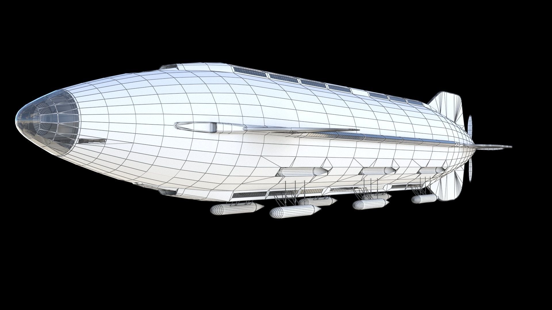 Atoms for peace dirigible 3D model_23