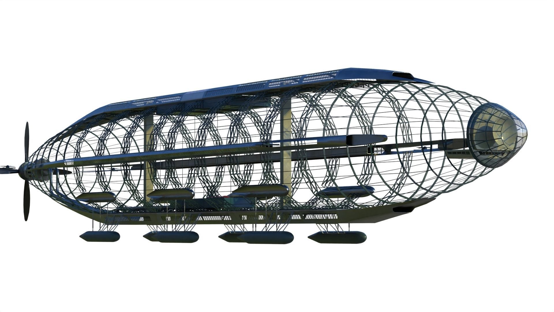 Atoms for peace dirigible 3D model_16