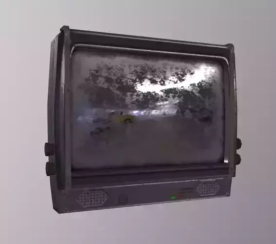 TV Monitor Thin Low-poly 3D model