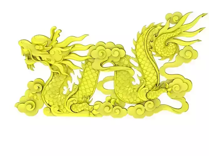 chinese dragon for jewelry 5057