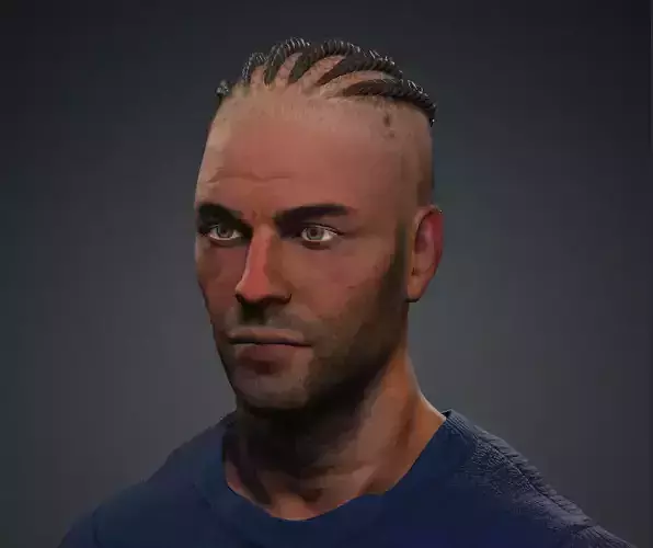 Middle Age Man Alex 3D model 3D model