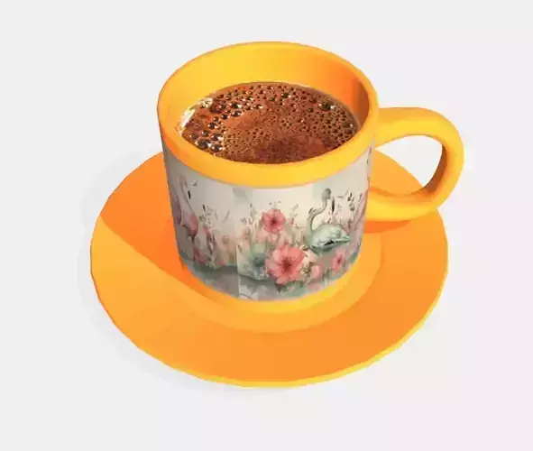 Watercolor Flamingos Coffee Mug