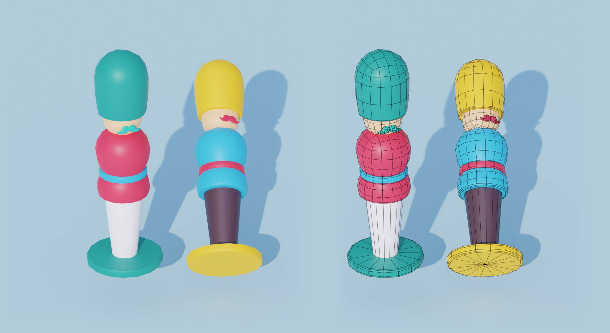 Stylized Cartoon Christmas Collection 3D model_6