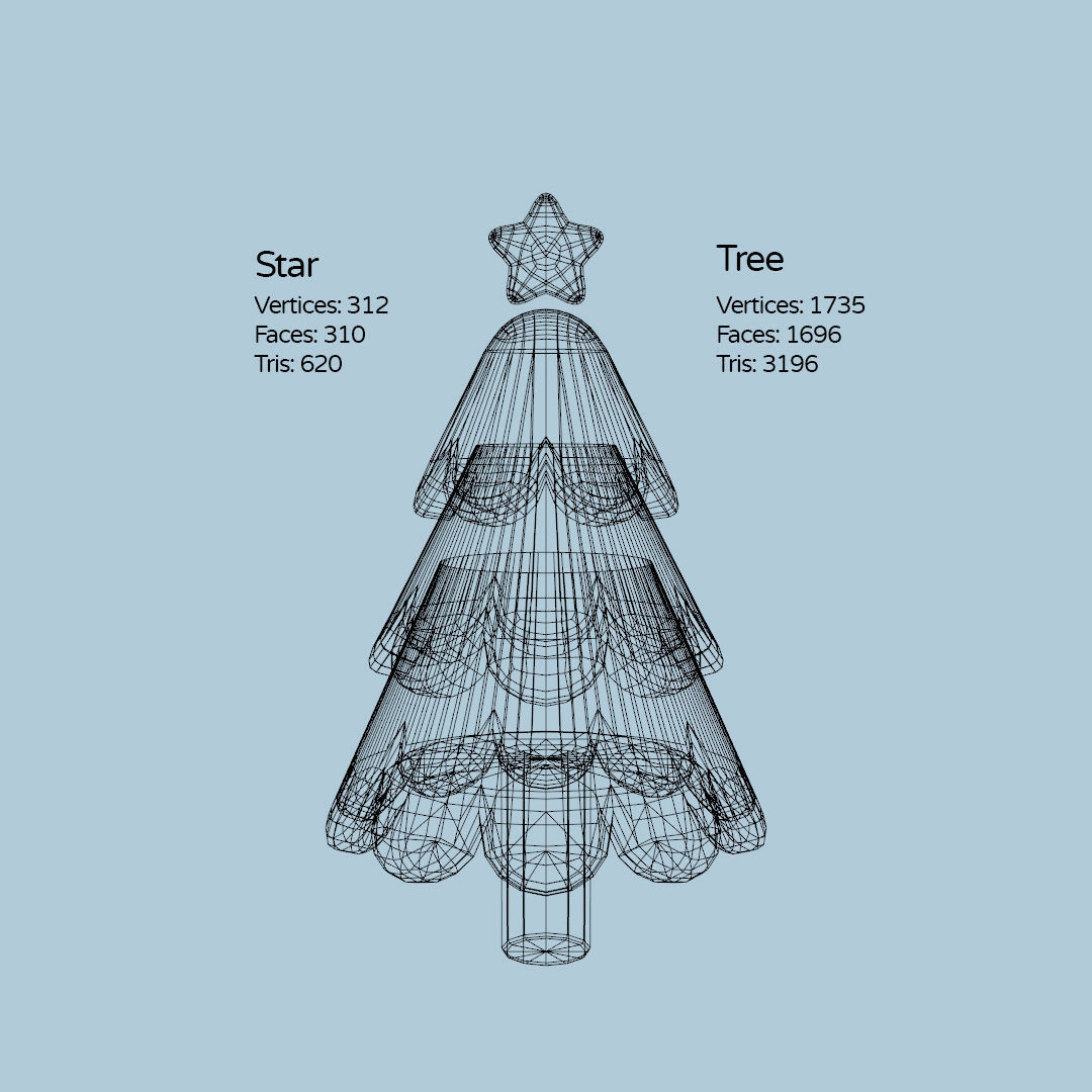 Stylized Cartoon Christmas Collection 3D model_19