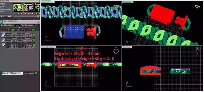 Cubic Diamond Chain 20
