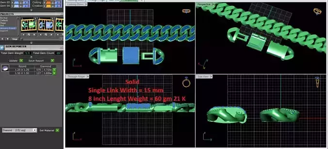 Cubic Diamond Chain 21