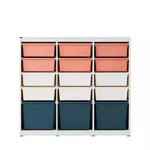 Samkids Storage 1305 Blossom Coral 3D model