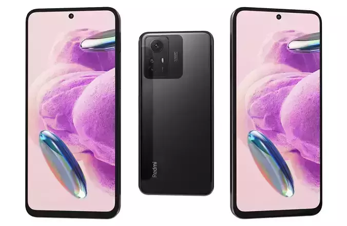 Xiaomi Redmi Note 12S Black 3D model