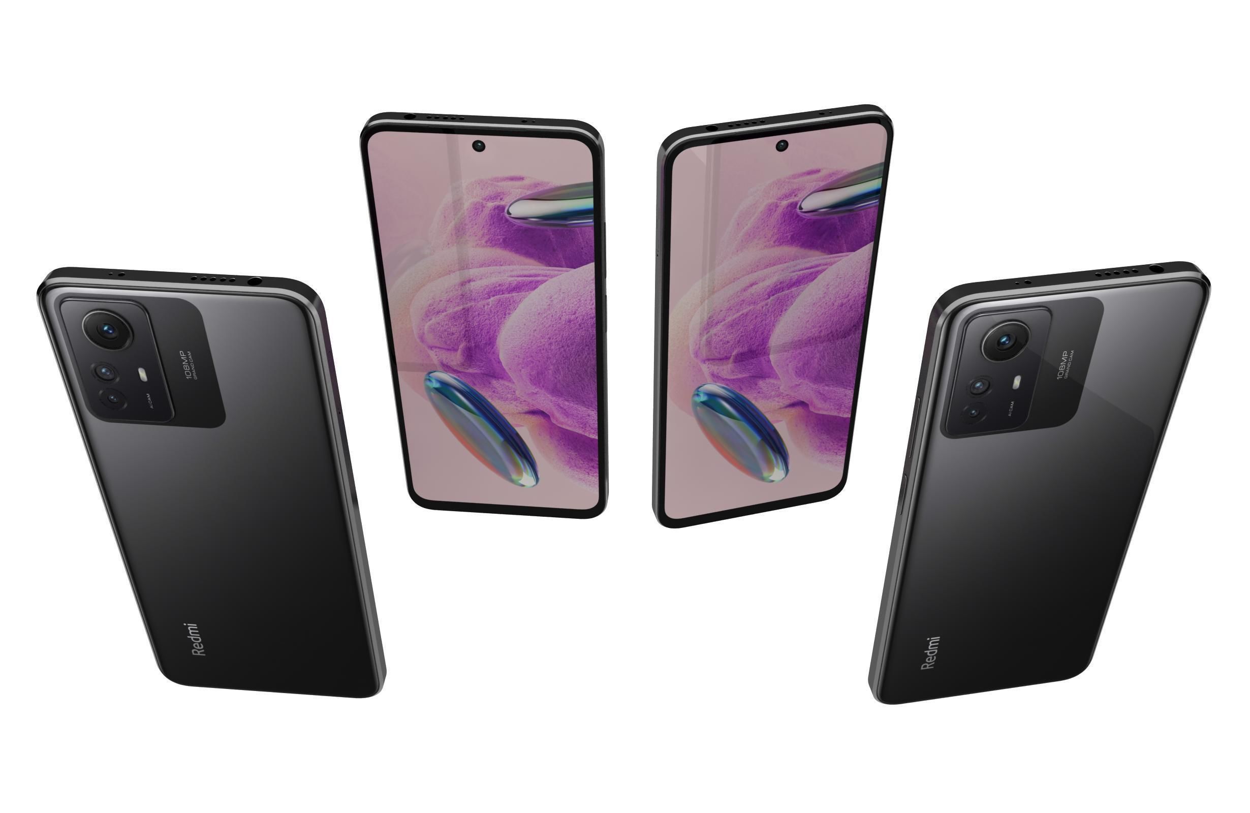 Xiaomi Redmi Note 12S Black 3D model_5