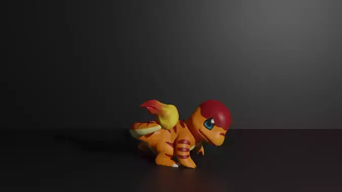 Clone Charmander pokemon 3D print model