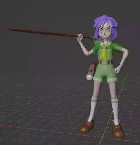 gym leader Bugsy 3D print model