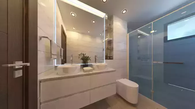 bathroom interior 3D model