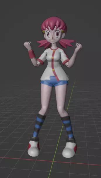 gym leader Whitney 3D print model_0
