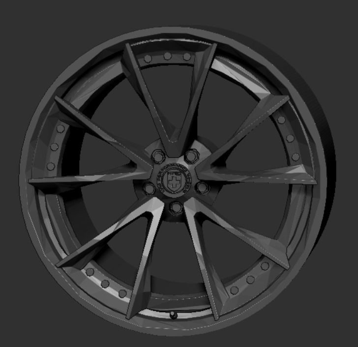 HRE S204 S2 Series Wheels Rims 3D Print Ready Model 3D print model_1