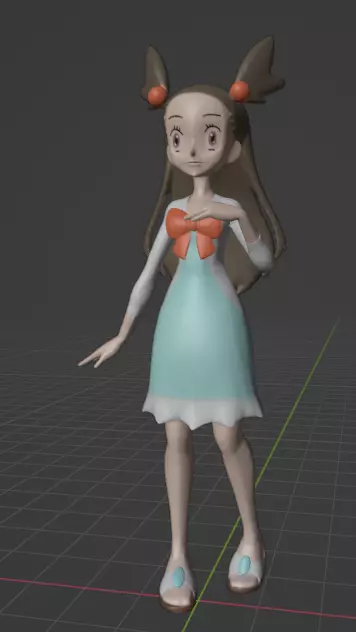 gym leader Jasmine 3D print model_0